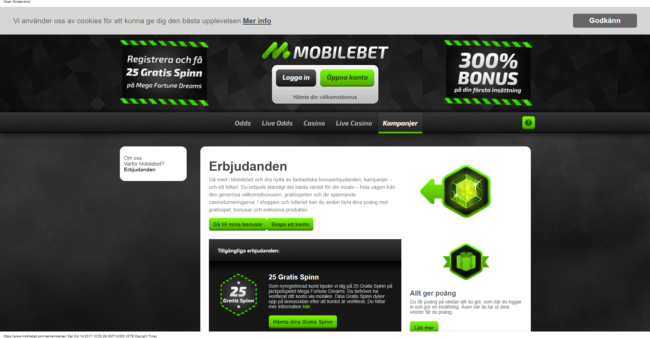 Mobilbet Casino Bonus