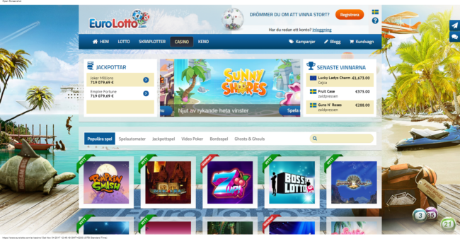 EuroLotto Casino Recension