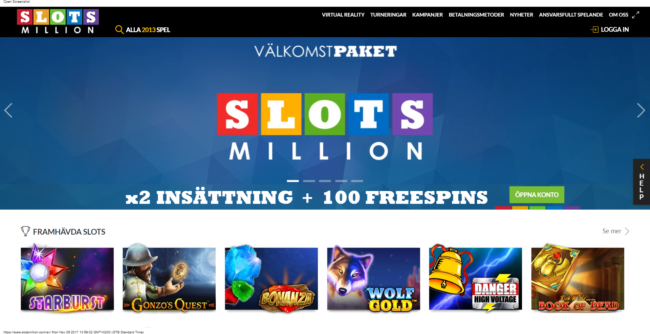 Slotsmillion Casino Recension