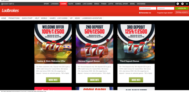 Ladbrokes Casino Bonus