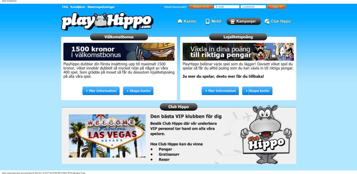 Play Hippo Casino Bonus