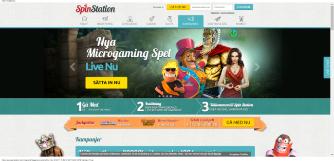Spin Station Casino Bonus